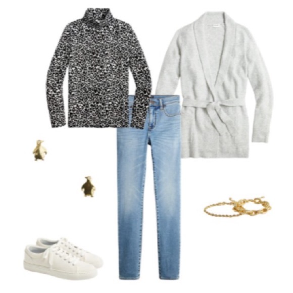 J. Crew Factory Tissue Turtleneck - Picture 10 of 11